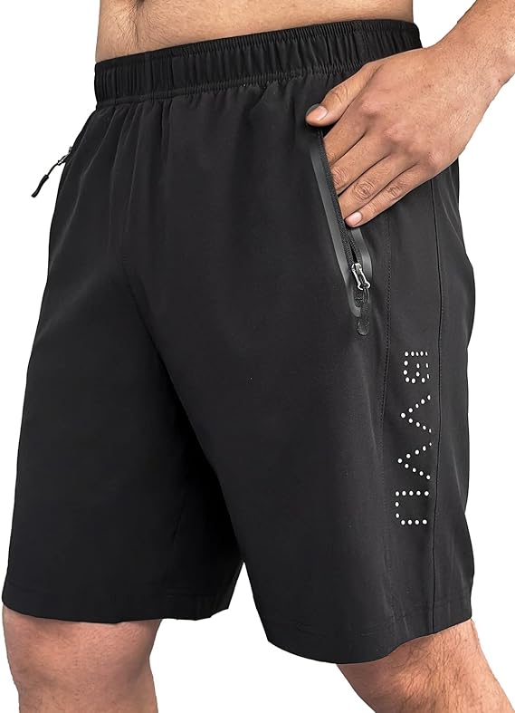 BVVU Men's Athletic Running Shorts Quick Dry 7" Lightweight Workout Gym Shorts with Pockets for Basketball Casual