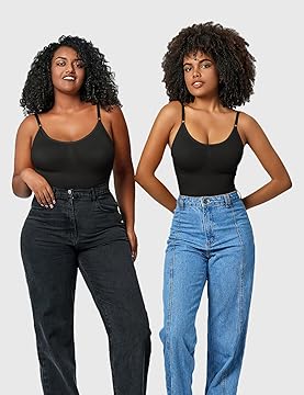 Olavrcby Womens Shapewear Bodysuit for Women Tummy Control Body Shaper Seamless Sculpting Snatched Thong Body Suit