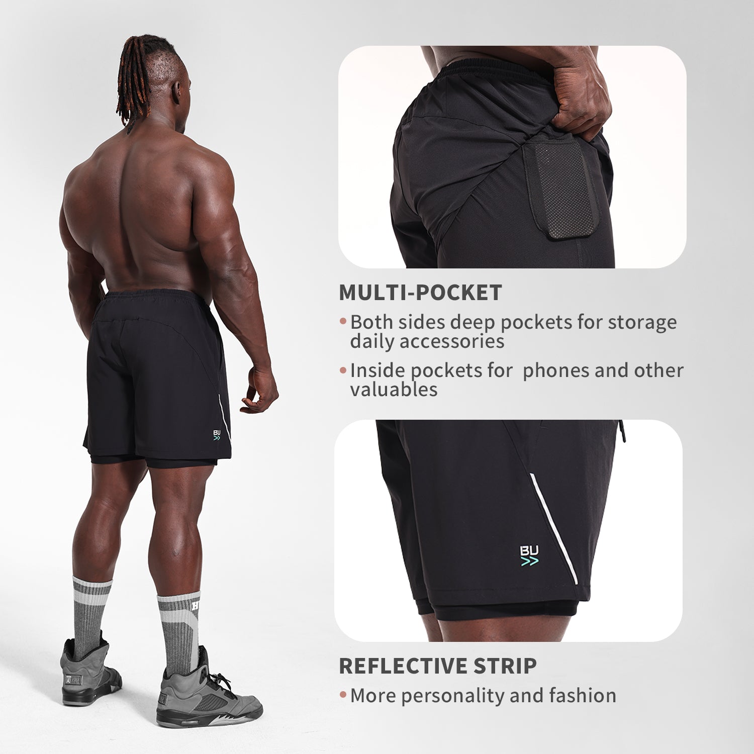 2 in 1 Sauna Shorts