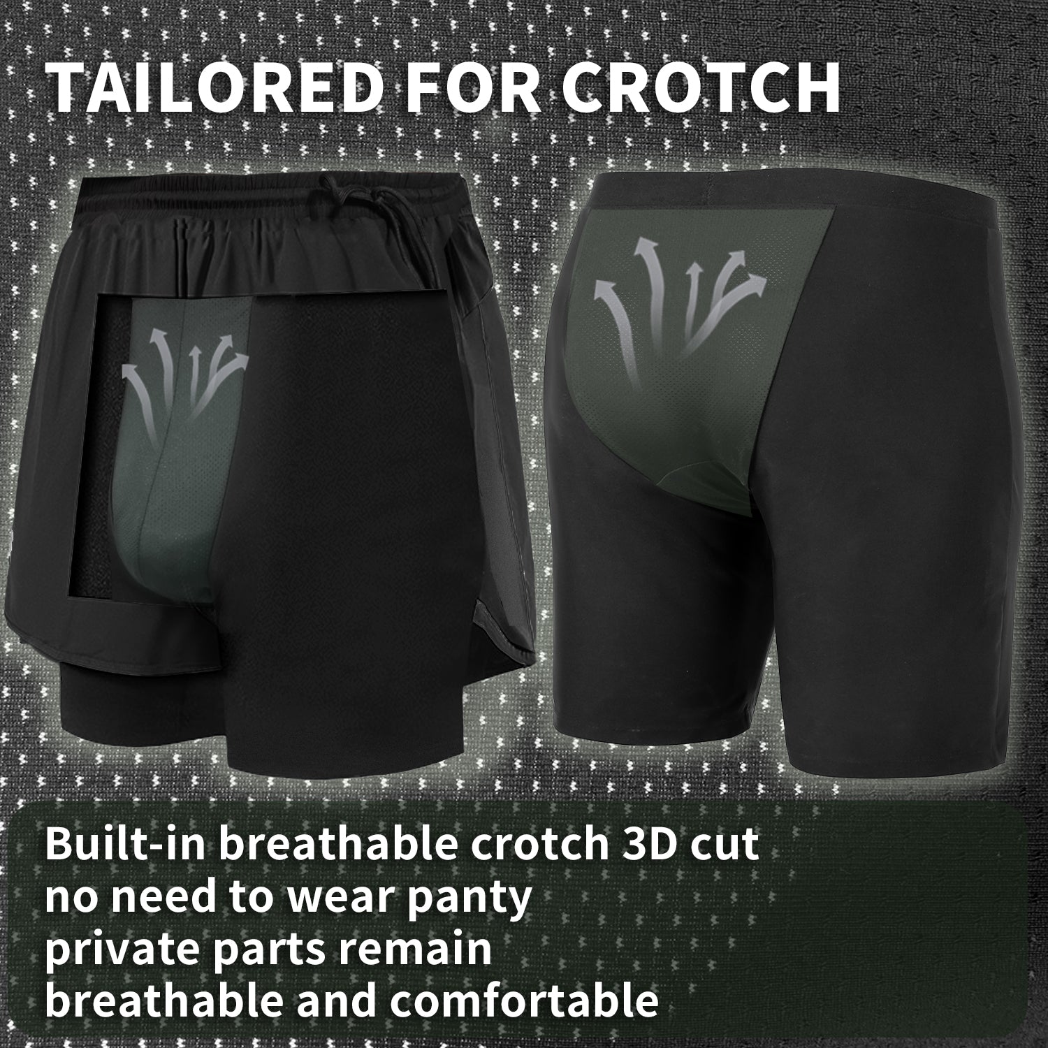 2 in 1 Sauna Shorts
