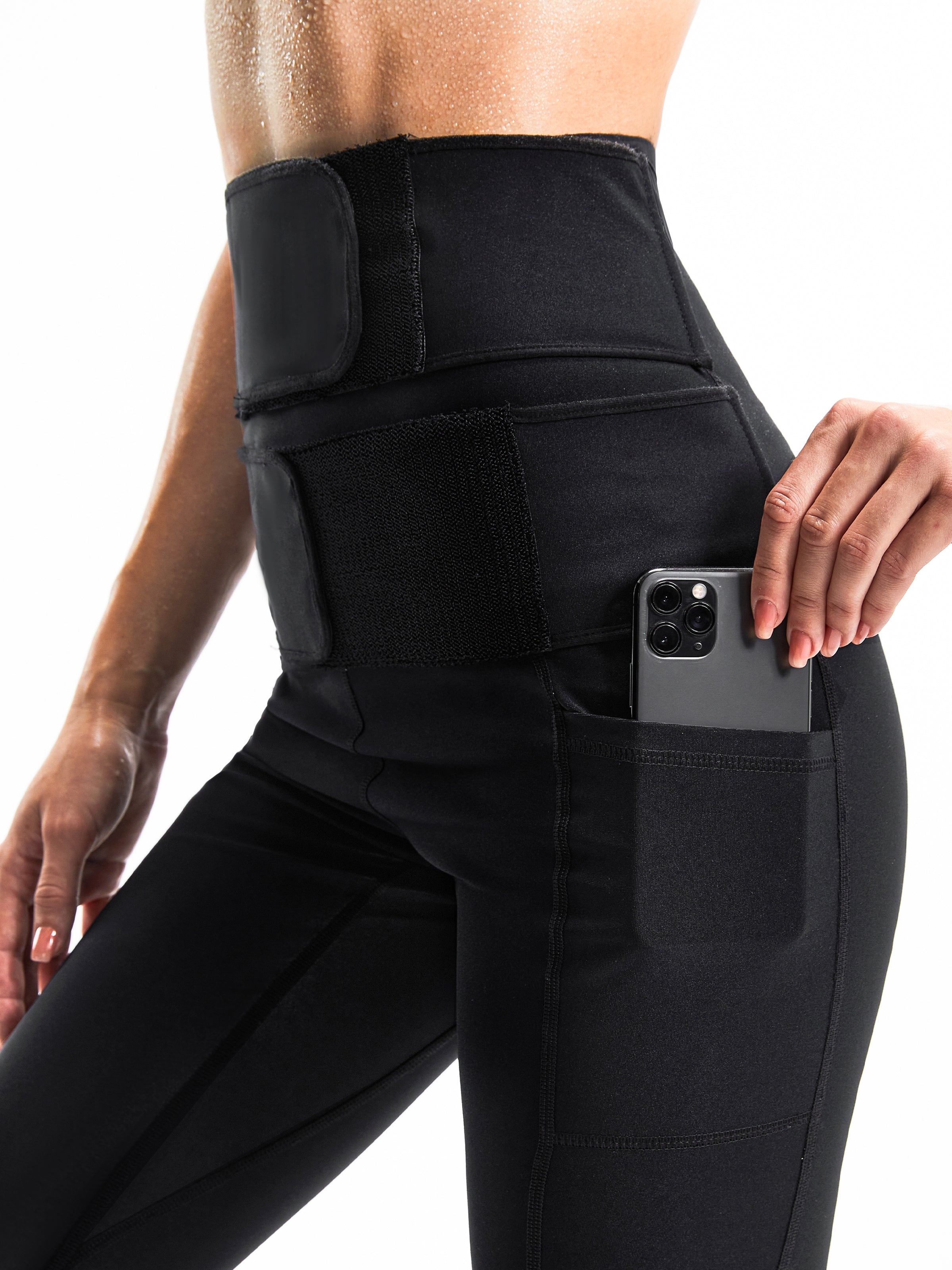 Magic Stickers Fat-Burning Cropped Sauna Pants
