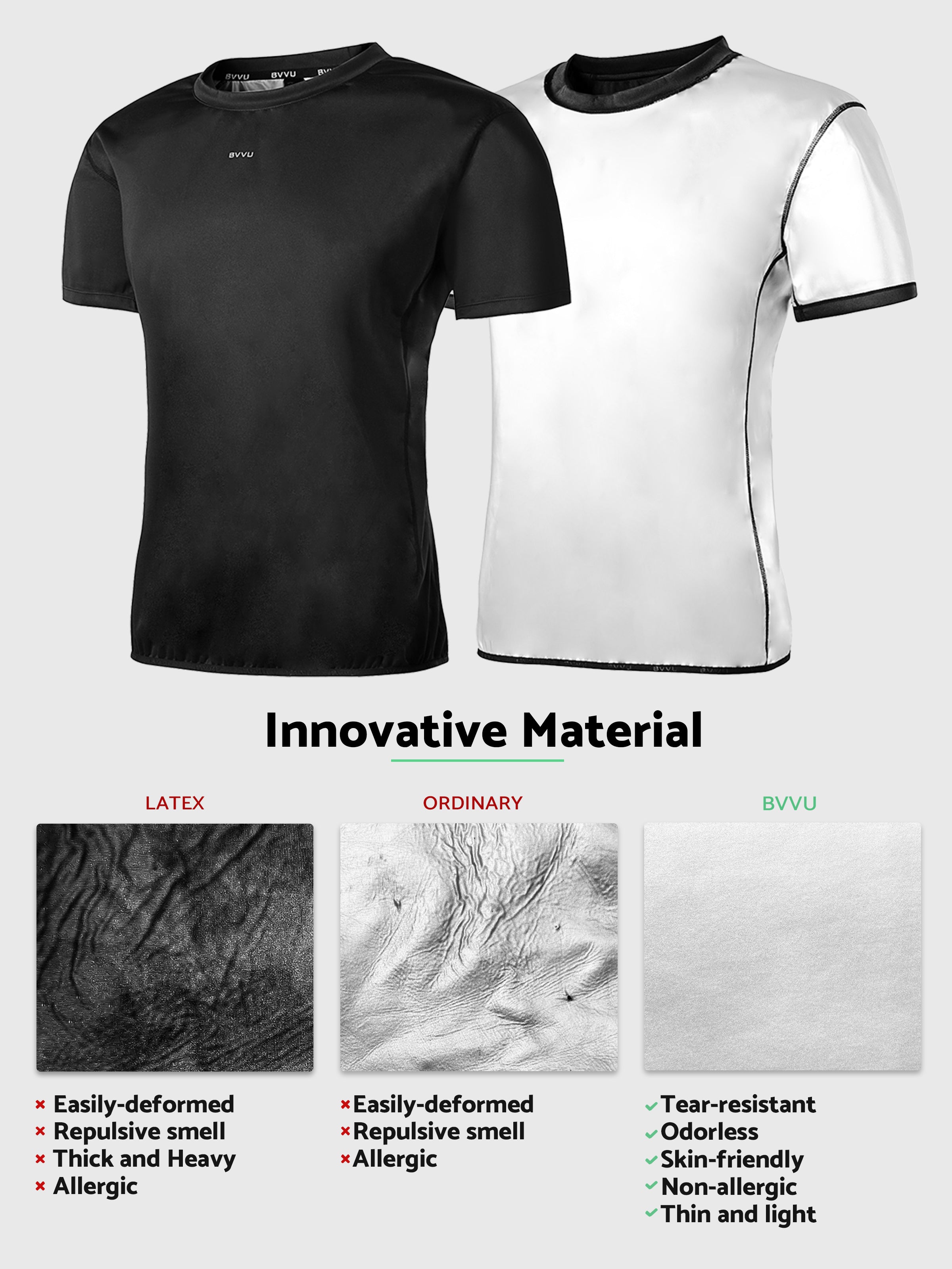 Man's sauna suit shirt